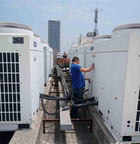 达州市中央空调制热和不制冷系统维修方法